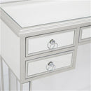 GAOMON Mirrored Desk Vanity Table With 5 Drawers For Home Bedroom Storage