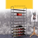 GAOMON 10 Layers Shoe Rack 100cm Household Portable GREY