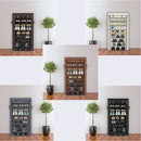 GAOMON Shoe Rack 10 Layers Widened Black Shoe Cabinet 160*30*88 Beige