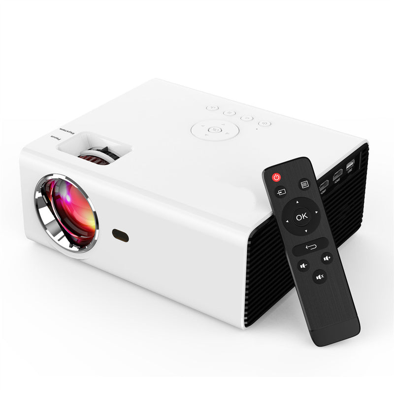 RONSHIN Hifi Video Projector Low Noise Home Mini Pico Projector White