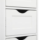 GAOMON 4-Drawer Storage Cabinet Bathroom Storage Organizer White