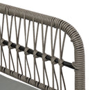 GAOMON 3 Pcs/set Patio Table Chair Set Outdoor Single Chair + Coffee Table Grey