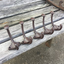 GAOMON 5pcs/set Hook Kit Wall-Mounted Hook Brown