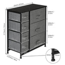 GAOMON 7-Drawer Dresser Storage Cabinet for Bedroom Hallway Closet Office Organizer