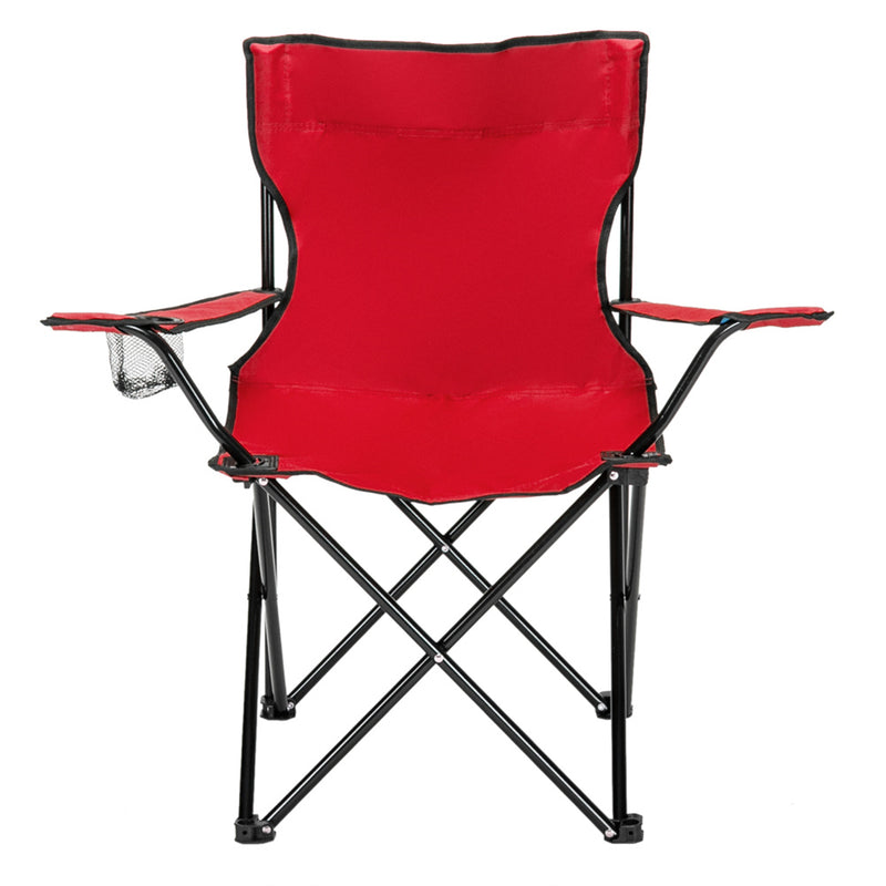 ALICIAN Camping Chair Small Simple Foldable Chair 80x50x50cm Red