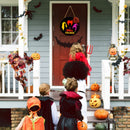 GAOMON 12"Halloween Door Sign I Smell Children Wooden Black