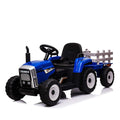 WHIZMAX 12V Kids Electric Tractor Battery Powered Ride On Car Blue 35W
