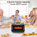 GAOMON Air Fryer GZ01 7-in-1 4QT Smokeless Electric Air Grill US Plug