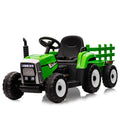 WHIZMAX 12V Kids Electric Tractor Battery Powered Ride On Car Green 25W