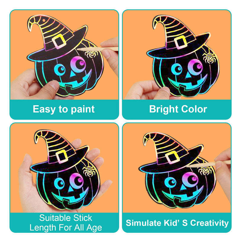 YIWA Scratch Paper Art Set Party Favors