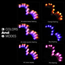 GAOMON 2 Pairs of Flashing Led Gloves for Kids