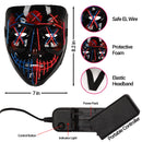 GAOMON Halloween 2 Pack Led Masks Scary Mask