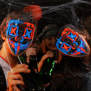 GAOMON Halloween LED Mask Skeleton Gloves Set