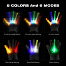 GAOMON 2 Pairs of Flashing Led Gloves for Kids