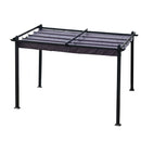 GAOMON Outdoor Patio Retractable Pergola Shady Shelters