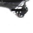 GAOMON Pet Wire Cage Folding Game Fence Portability Cat Nest with Climbing Ladder Silver