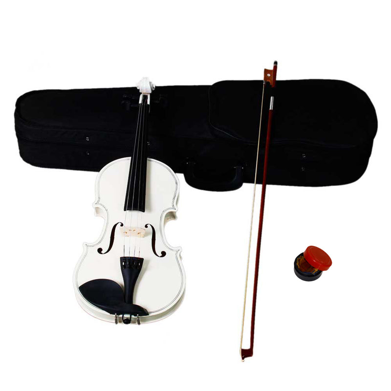 YIWA Wooden 4/4 Acoustic Violin with Case Bow Rosin Professional Student Violin Starter Kit
