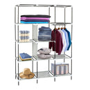GAOMON 69 Inches Assembled Cloth Wardrobe Non-woven Fabric High-Leg Storage Closet Clothes Organizer
