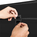 GAOMON Portable Closet Storage Organizer Clothes Wardrobe 5-layers 6-compartments Black