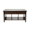 GAOMON Modern Coffee Table Lift Top Wood for Home Living Room Brown