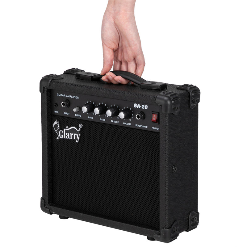 YIWA 20w Electric Guitar Amplifier with Illuminated Power Switch Portable