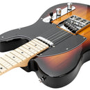 GAOMON Wooden GTL Maple Fingerboard Electric Guitar Sunset Color