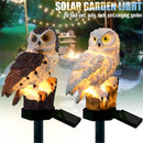 GAOMON LED Garden Lights Solar Night Lights Owl Shape Lawn Lamp Brown