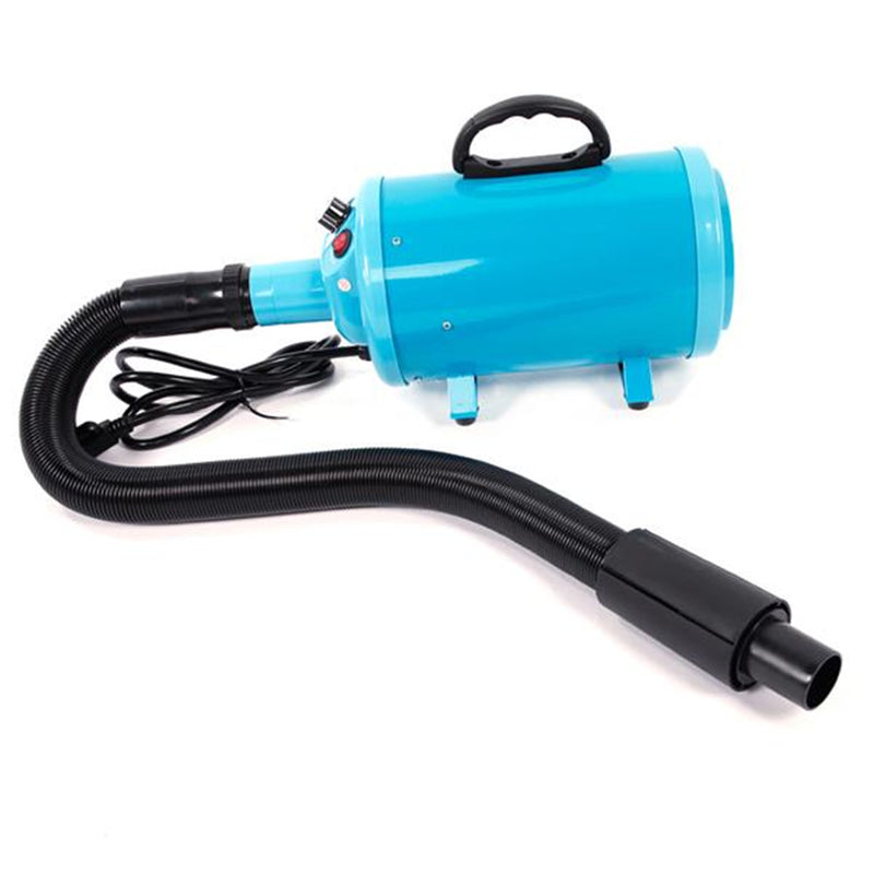 BEESCLOVER 2800W Pet Hair Dryer Blower Grooming Dryer for Dogs Blue