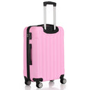 GAOMON 3pcs 3-in-1 Large Capacity Traveling Storage Suitcase Pink