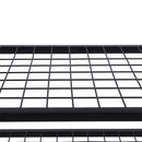 GAOMON 2-in-1 Coat Rack with 2 Layer Mesh Clothes Organizer with Hooks Brown