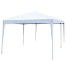 GAOMON Portable Instant Open Canopy Shade Shelter 2 Door Gazebo Tent White