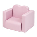 GAOMON Single Kids Sofa 2-in-1 Rectangular 49*32*39cm Modern Pink