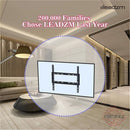 GAOMON TV Stand 26-55 Inches Desktop Single-column 3 Levels Black