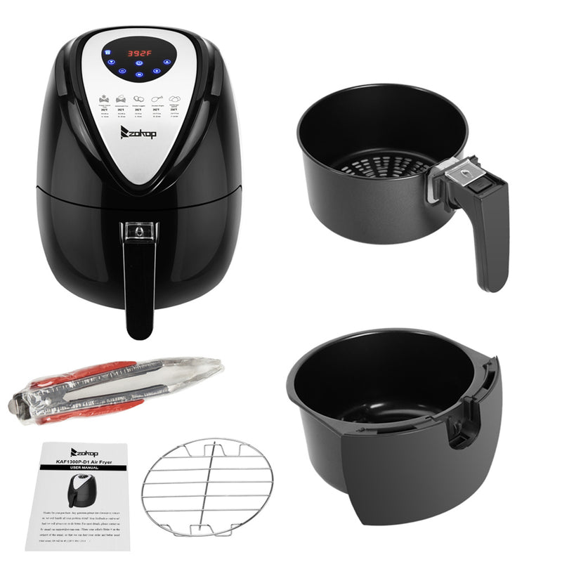 ZOKOP 2.85QT Air Fryer Large Capacity 7 Cooking Presets Model