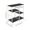 GAOMON 4-layer Microwave Oven Rack Floor-standing 90*40*84cm Black