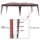 GAOMON 4 Sides Dark Coffee Color 2 Windows Right-angle Foldable Dark Brown