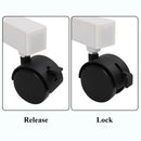 GAOMON 120x60cm Vertical Movable Double-sided Whiteboard with Stand Office Classroom White