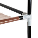 GAOMON Shoe Rack 10 Layers Widened Black Shoe Cabinet 160*30*88 Brown