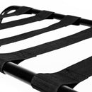 GAOMON Portable Metal Luggage Rack 100 Lbs Load Capacity Heavy Duty Nylon Straps 680x400x560mm
