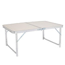 GAOMON Folding Table 90 x 60 x 70cm Foldable Table White