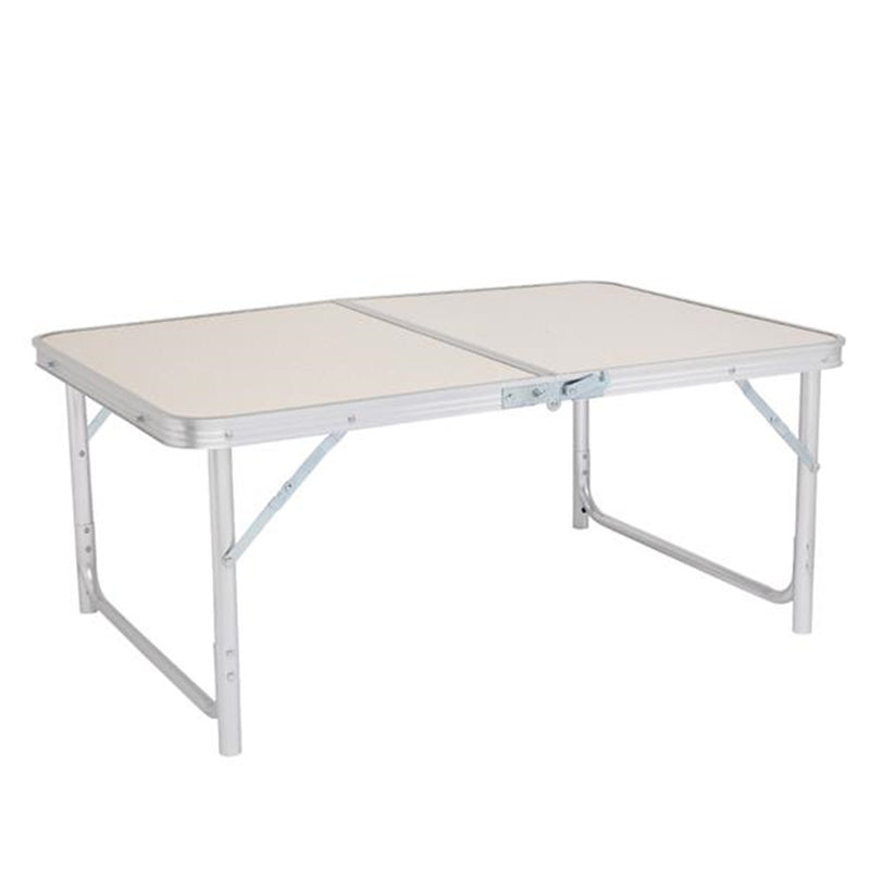 AMYOVE Folding Table 90 x 60 x 70cm Foldable Table White