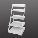 GAOMON 4-tier Plant Stands Ladder Style Waterproof Corner Plant Shelf White