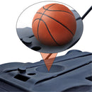 GAOMON Basketball Hoop Portable Removable Transparent Backboard Basketball Stand Black