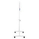 GAOMON 120x60cm Vertical Movable Double-sided Whiteboard with Stand Office Classroom White