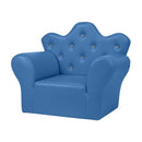 GAOMON Children Sofa 58*38*48cm Solid Wood Composite Board Rectangular Sofa Blue