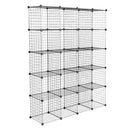GAOMON Diy 20-cube Storage Rack Multifunctional Unit Modular Organizer