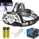 GAOMON Head Lamp 11led USB Rechargeable Work Flashlight Black