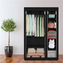 GAOMON Portable Closet Storage Organizer Clothes Wardrobe 5-layers 6-compartments Black