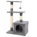GAOMON 32in Three-layer Cat Climbing Frame Pet Play Condo Grey