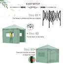 GAOMON Greenhouse Shed Foldable Growth Tent for Plants Gardening Green